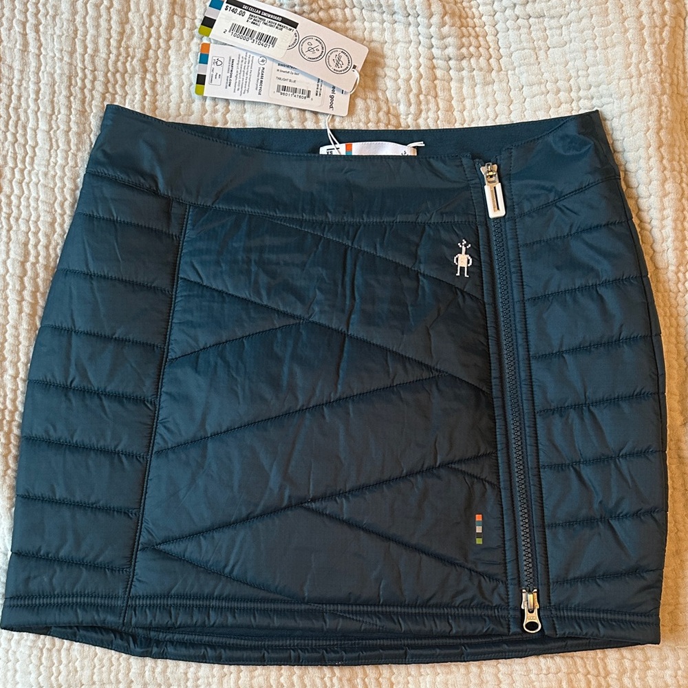 Smartwool Women's Mini Quilted Skirt - Dark Blue